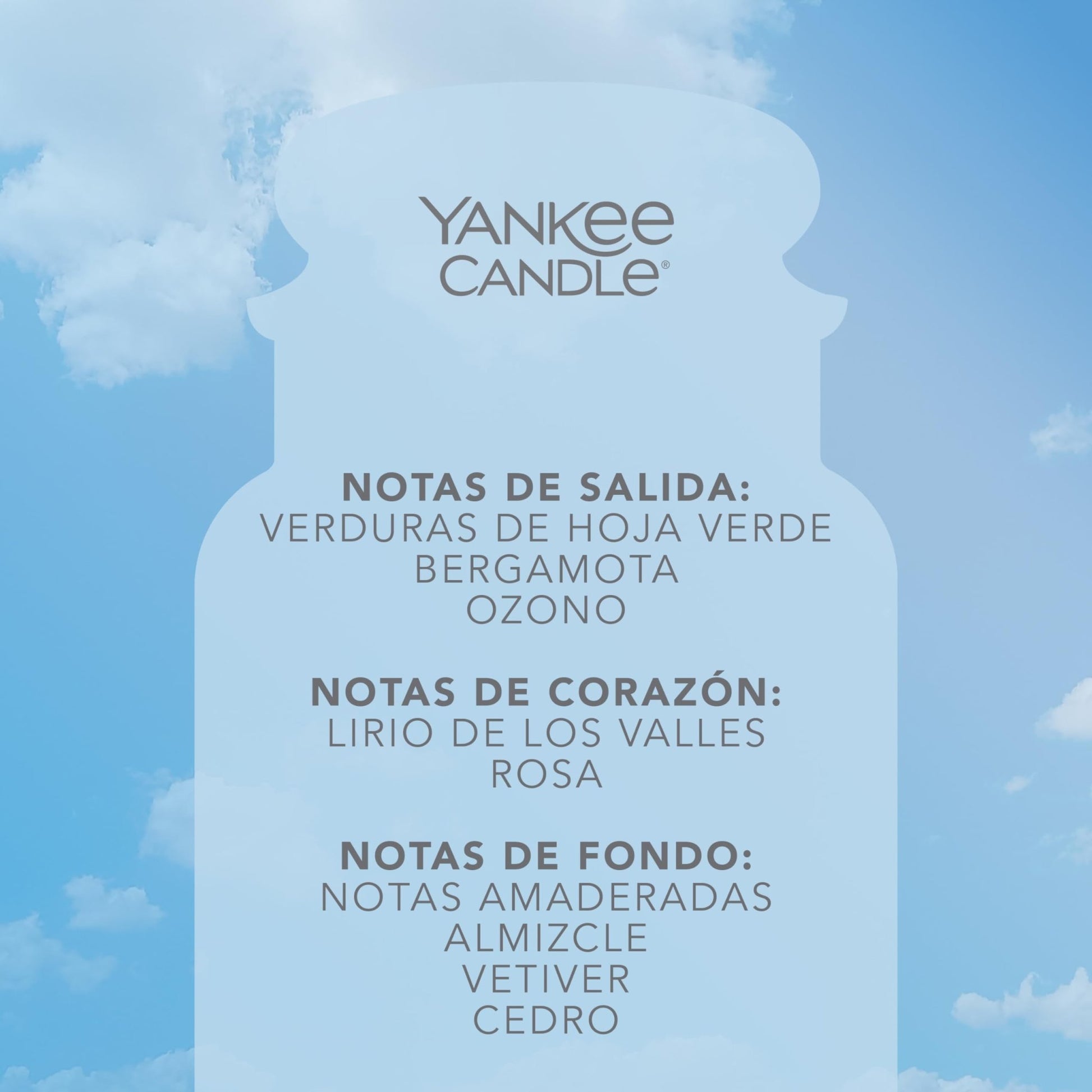 Velas aromáticas Clean Cotton aroma fresco