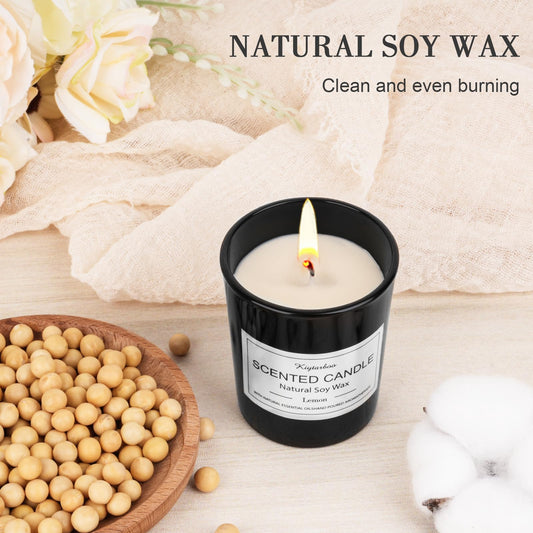 Vela Perfumada en vaso | Juego de regalo de velas aromáticas con 9 velas aromáticas para mujer con cera de soja, juego de velas aromaterapia, velas pequeñas, regalos para mujeres, cumpleaños, Navidad – para oposiciones – Material de estudio – OpoMarket