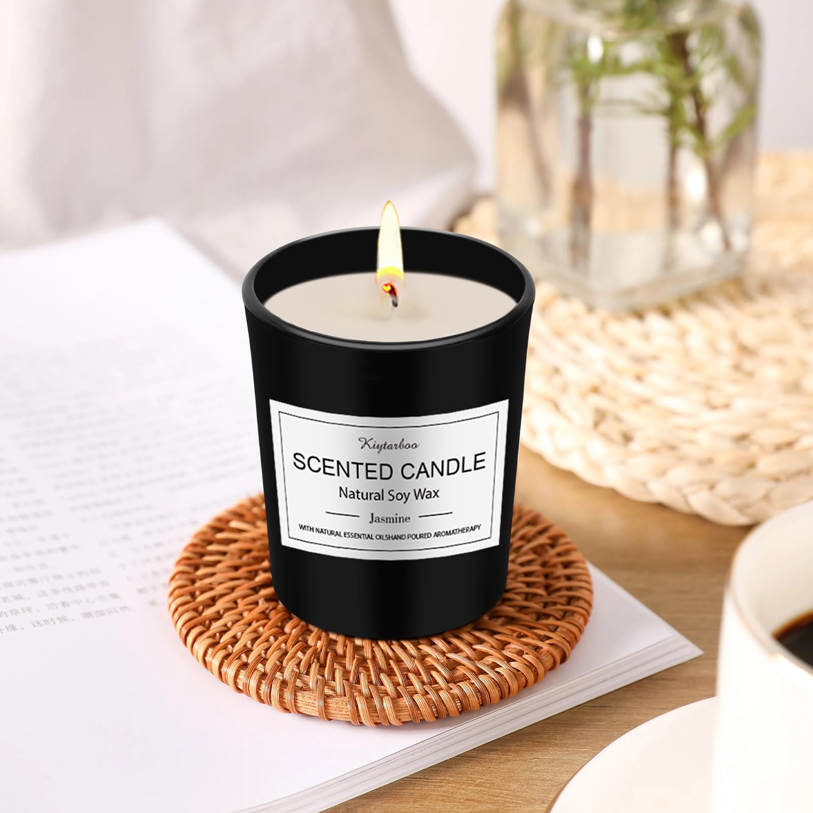Vela Perfumada en vaso | Juego de regalo de velas aromáticas con 9 velas aromáticas para mujer con cera de soja, juego de velas aromaterapia, velas pequeñas, regalos para mujeres, cumpleaños, Navidad – para oposiciones – Material de estudio – OpoMarket