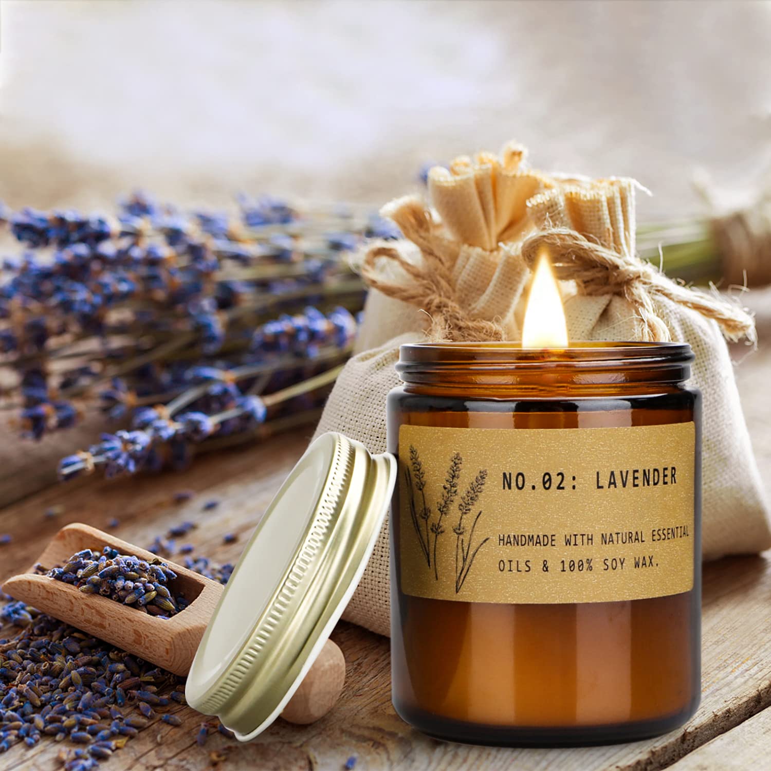 Velas Perfumadas de Regalo, 4 Piezas 200g Velas Grandes Aromática Decorativas, Cera de Soja Natural, 200 Horas de Quema, Velas Perfumadas Set Regalo para Mujeres, Valentín, Festivales, Bodas, Navidad – para oposiciones – Material de estudio – OpoMarket