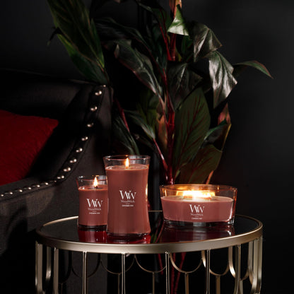 WoodWick vela aromática en forma de elipse, chai con canela – para oposiciones – Material de estudio – OpoMarket