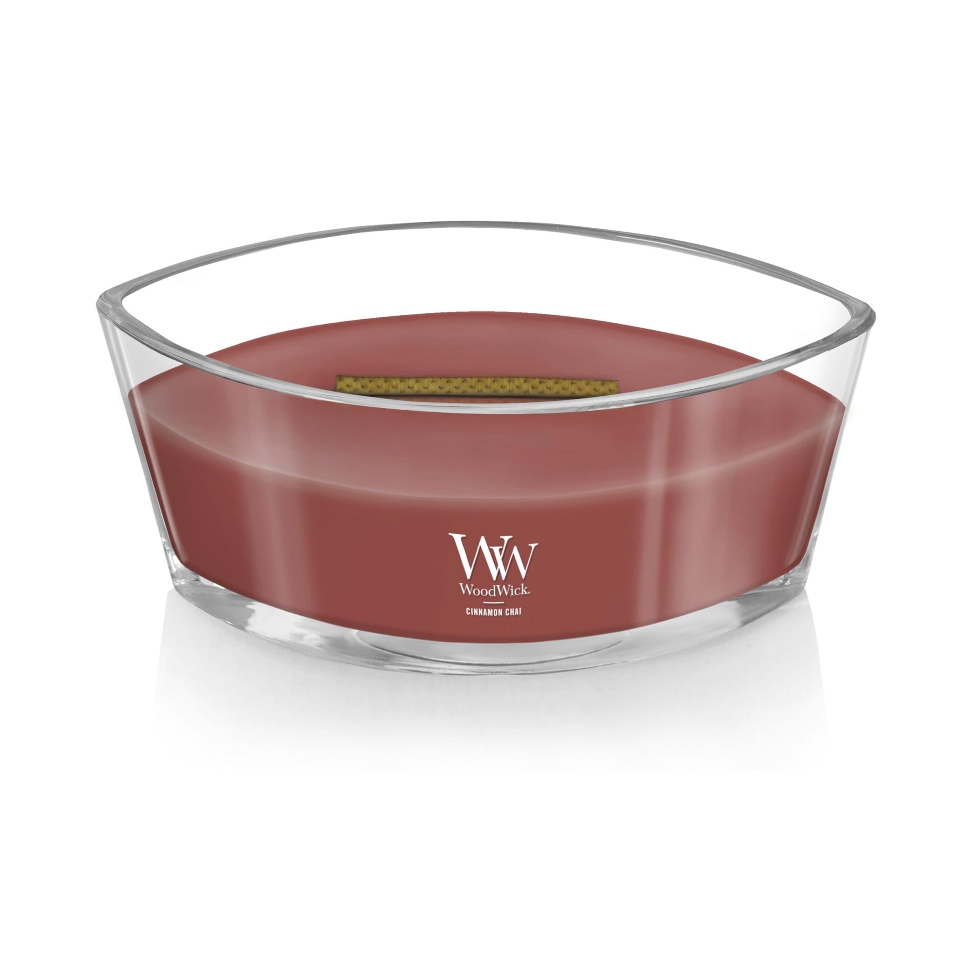 WoodWick vela aromática en forma de elipse, chai con canela – para oposiciones – Material de estudio – OpoMarket