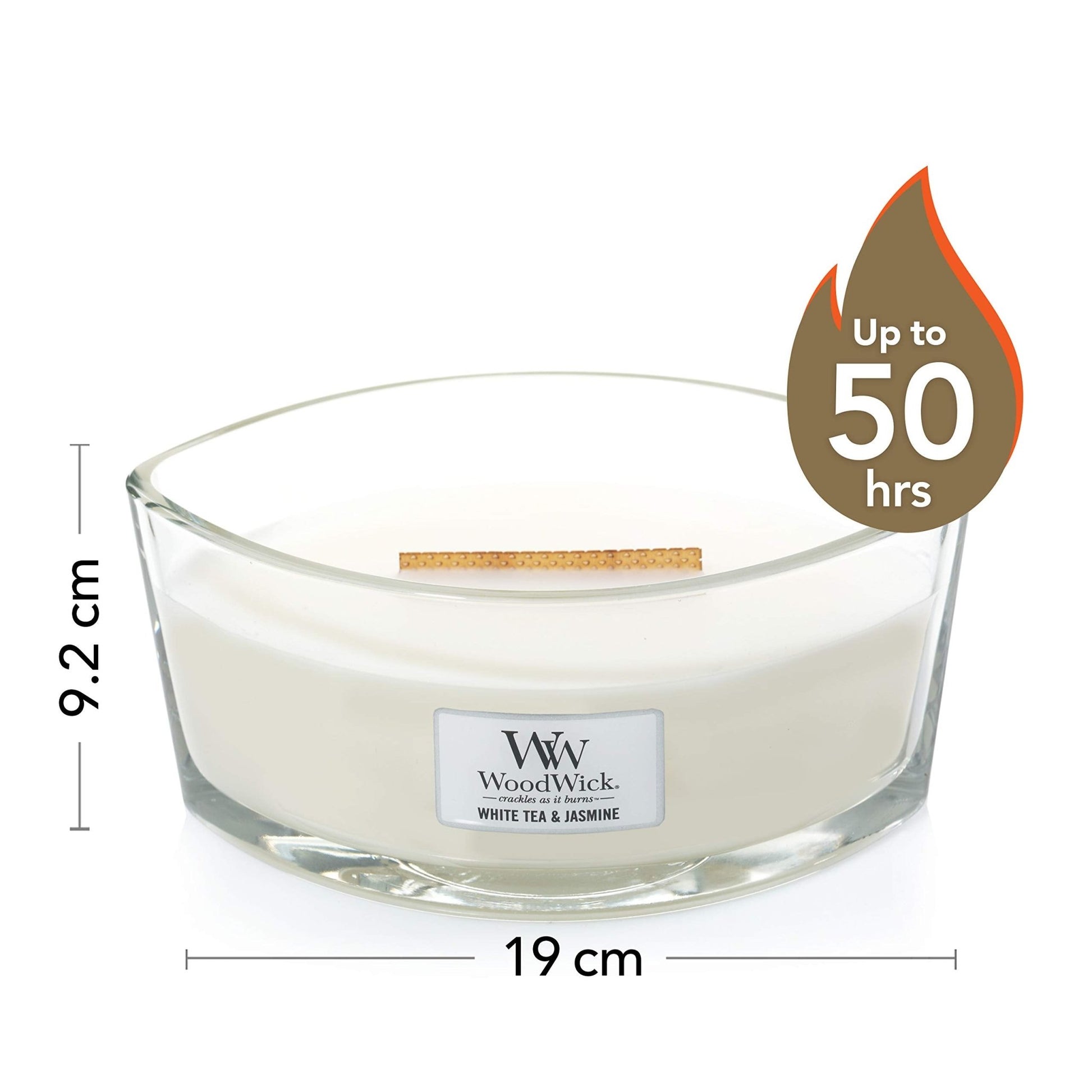 WoodWick vela aromática en forma de elipse, té blanco con jazmín – para oposiciones – Material de estudio – OpoMarket