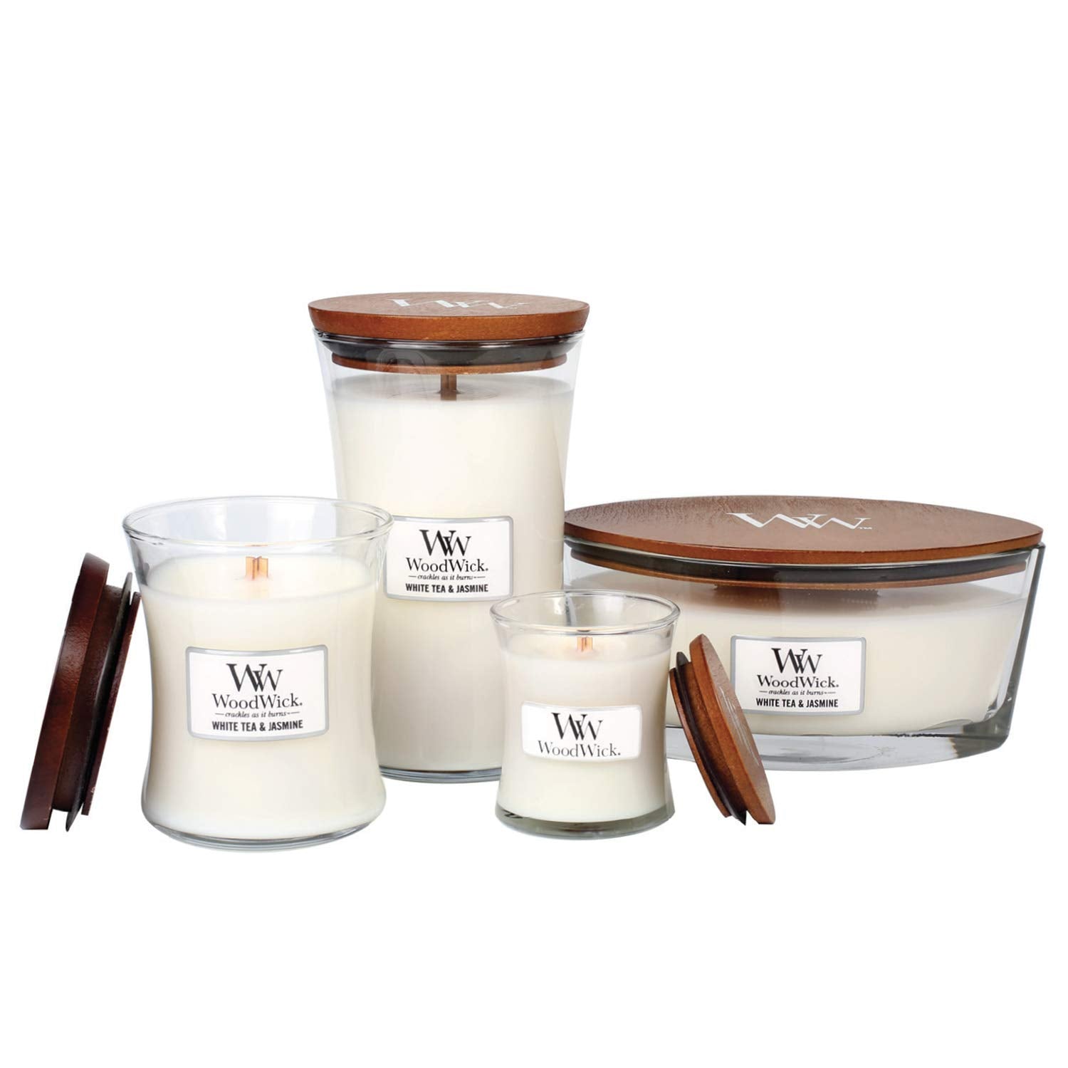 WoodWick vela aromática en forma de elipse, té blanco con jazmín – para oposiciones – Material de estudio – OpoMarket