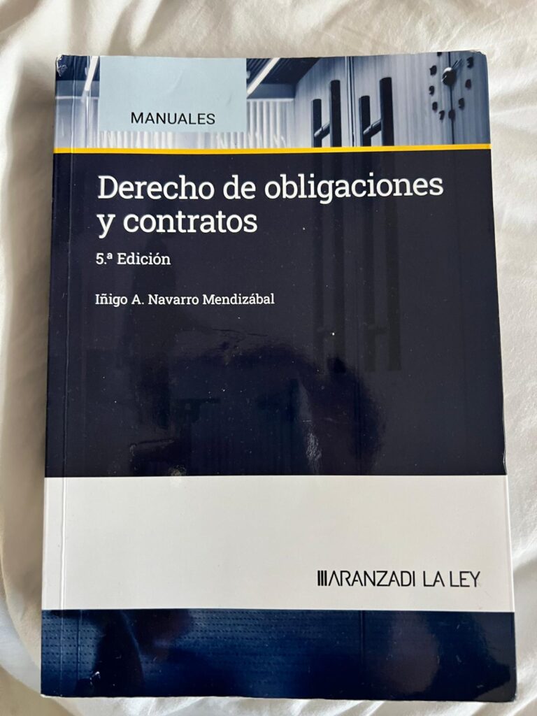 Derecho de Obligaciones y Contratos – Navarro Mendizábal | Aranzadi