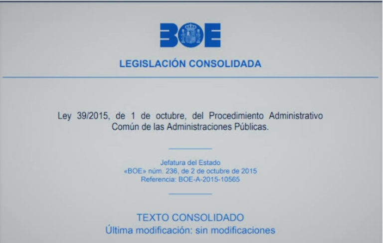 esquemas procedimiento administrativo comun