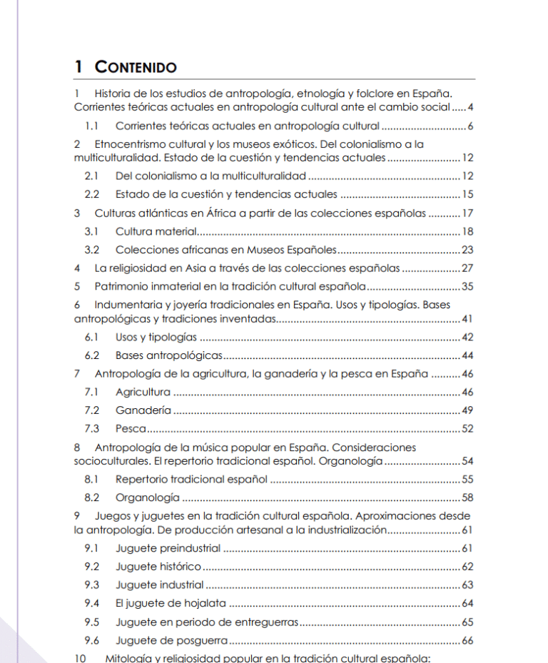 Patrimonio antropológico - Conservador de Museo – Apuntes digitales para oposiciones – Material de estudio – OpoMarket