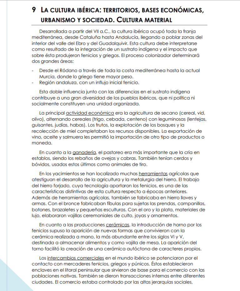 Patrimonio arqueológico - Conservador de museo – Apuntes digitales para oposiciones – Material de estudio – OpoMarket