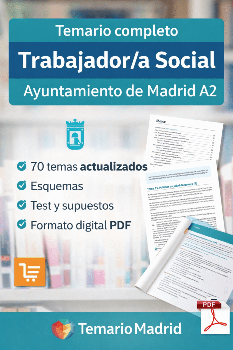 Oposiciones Trabajador Social Ayuntamiento de Madrid