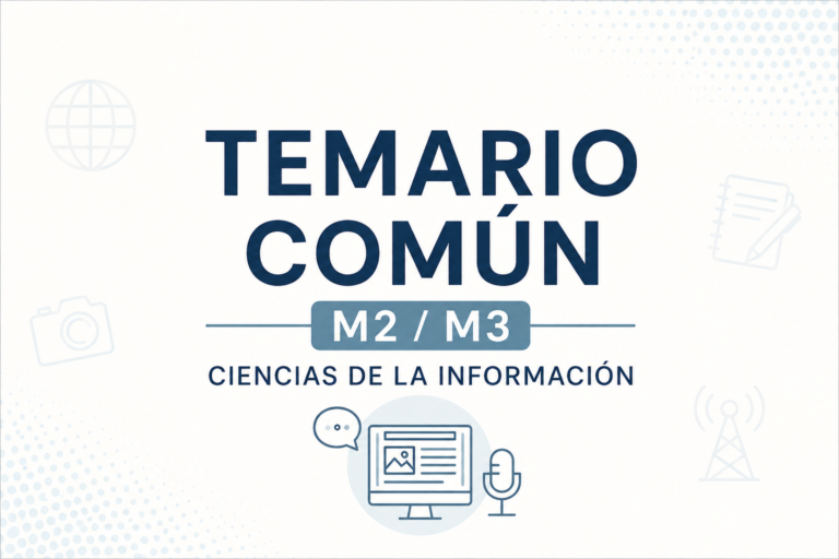 Temario común ciencias de la información