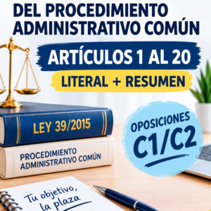 LEY 39 ARTICULOS DEL 1 AL 20