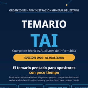 Temario TAI AGE (C1) 2026 - Resumido y sin paja (+ Chuletario)