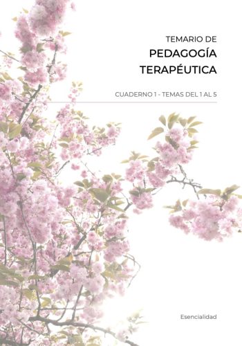 El temario está distribuido en cinco cuadernillos