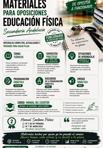 Venta materiales oposiciones