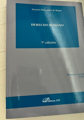 Derecho romano libro | Fernández de Buján