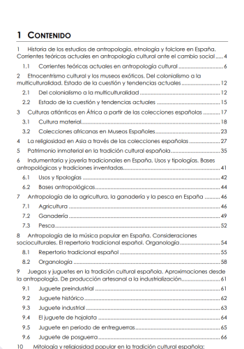 Patrimonio antropológico - Conservador de Museo – Apuntes digitales para oposiciones – Material de estudio – OpoMarket