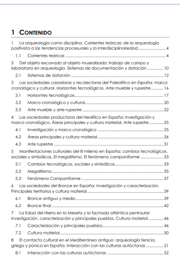 Patrimonio arqueológico - Conservador de museo – Apuntes digitales para oposiciones – Material de estudio – OpoMarket